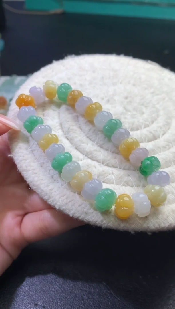 未镶嵌定制翡翠毛货 卡9 27颗