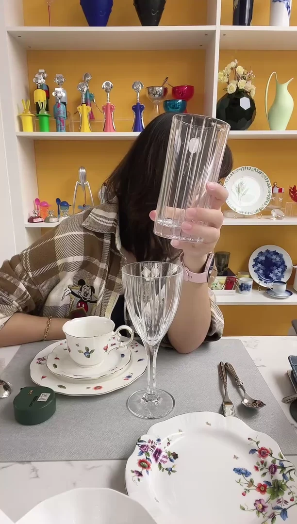 敦迪 水晶玻璃杯 水杯