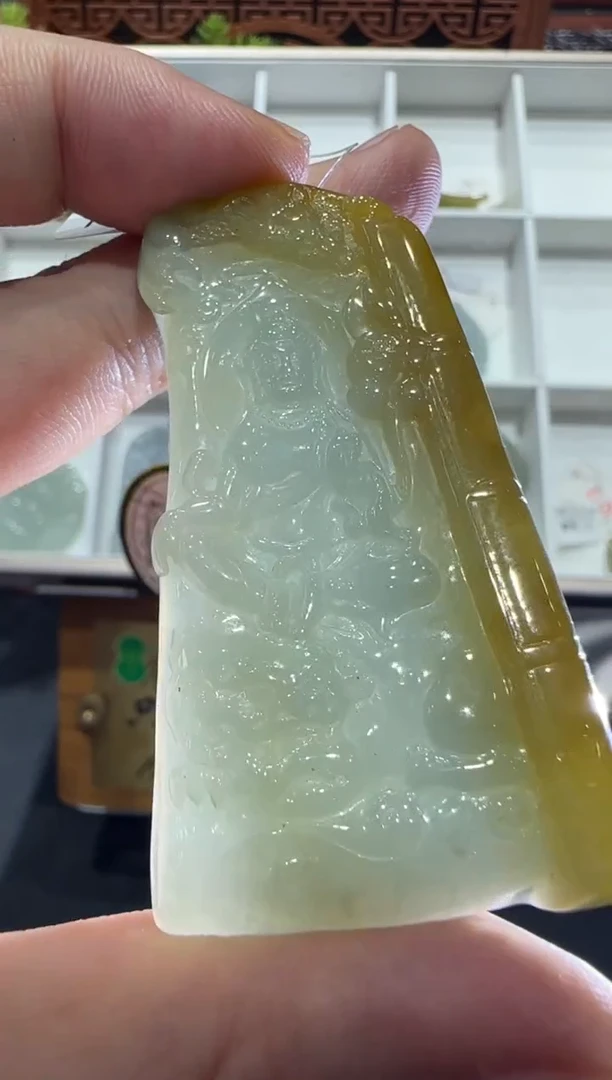 未镶嵌挂件翡翠A货翡翠多样性孤品