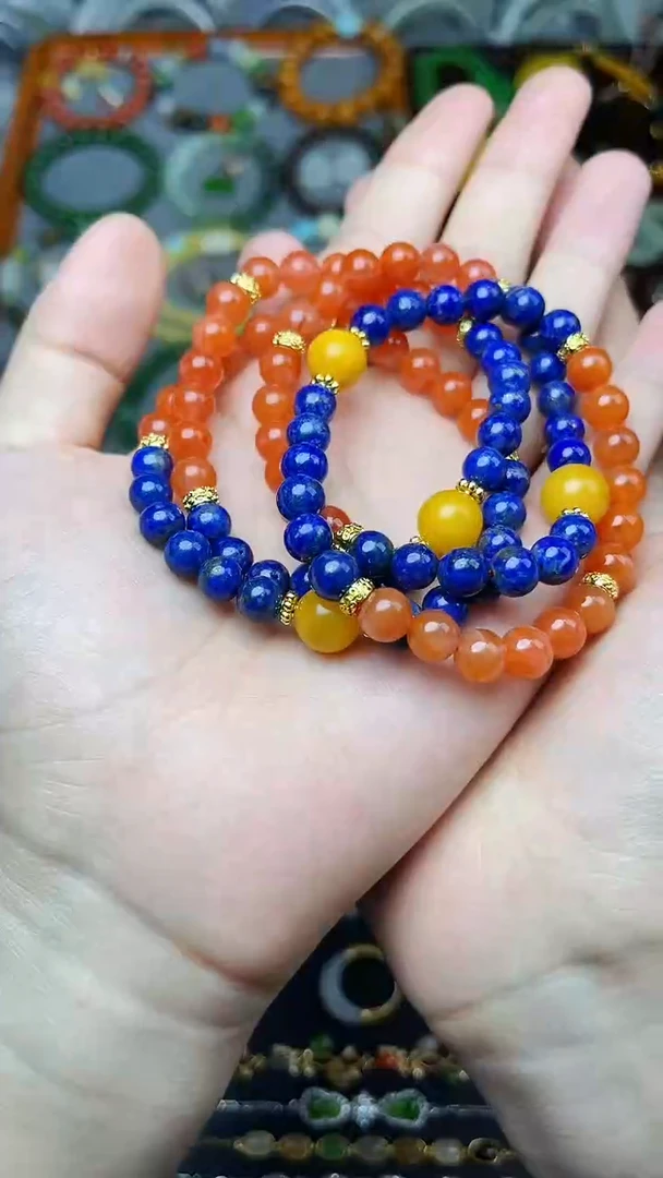未镶嵌手串南红玛瑙单圈手串多样性拍一发一 06