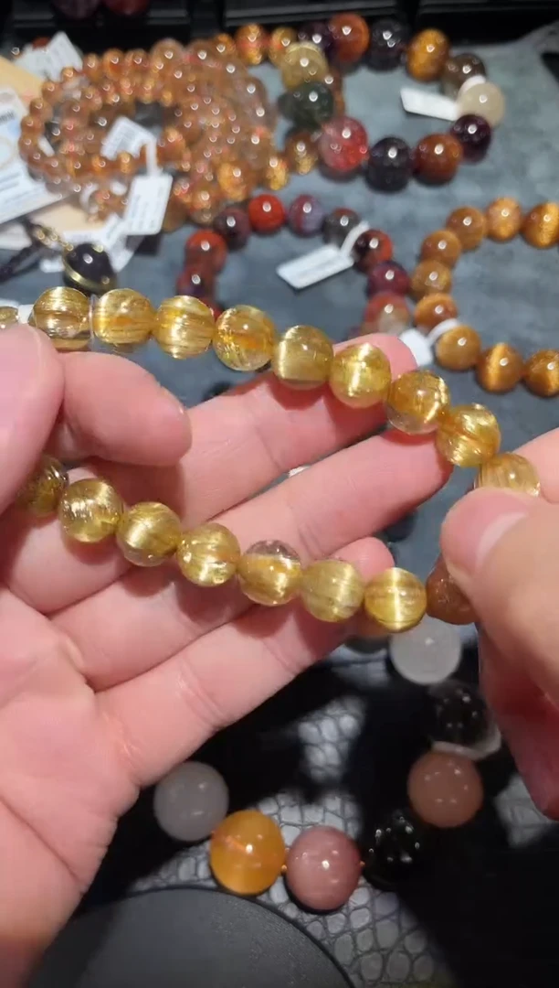 【闪购商品】水晶手链未镶嵌单圈板钛A10