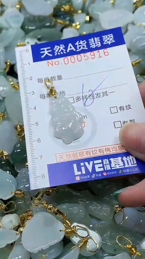 颈饰未镶嵌翡翠纯天然a货翡翠