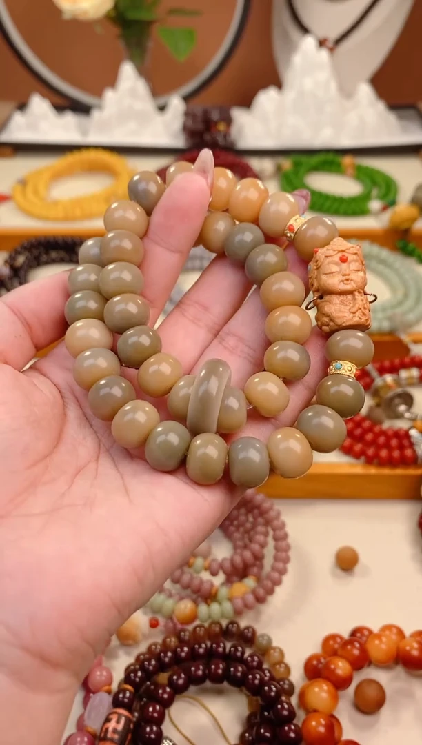 【闪购商品】菩提根/象牙果手串青芒度母双圈