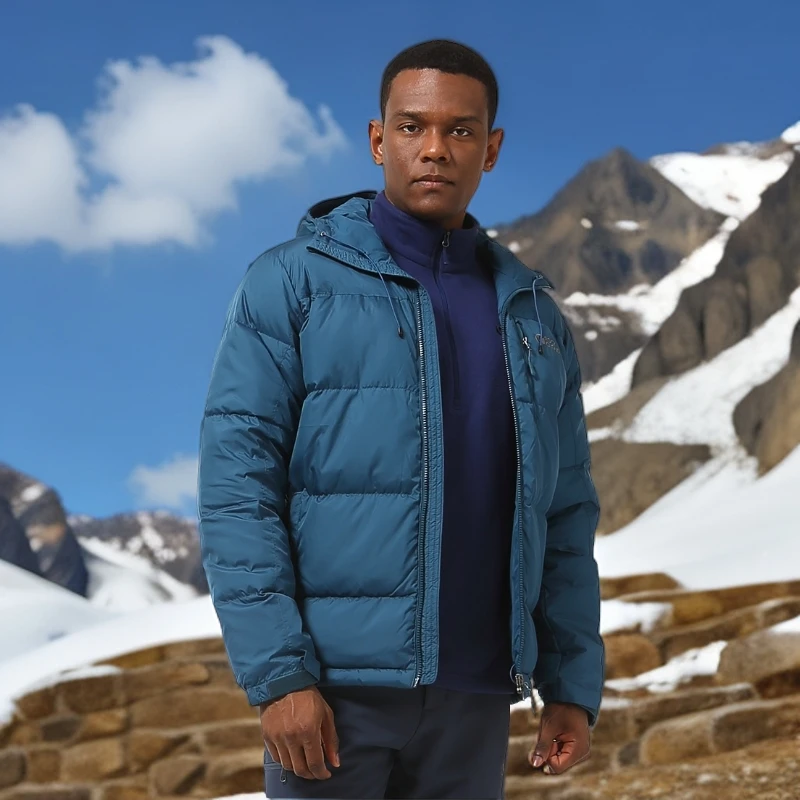 RockCloud/岩云户外运动秋冬时尚连帽男女情侣款舒适保暖羽绒服