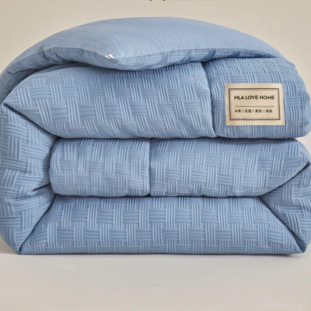 清！！7A抗菌华夫格大豆冬被双人春秋被200*230≈六斤