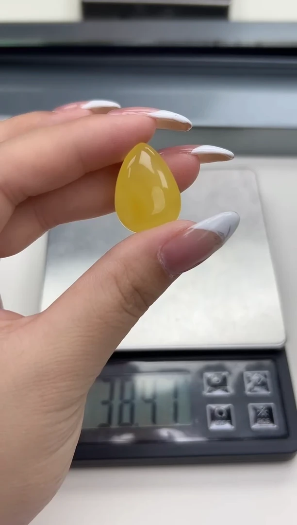 裸石琥珀未镶嵌琥珀蜜蜡吊坠