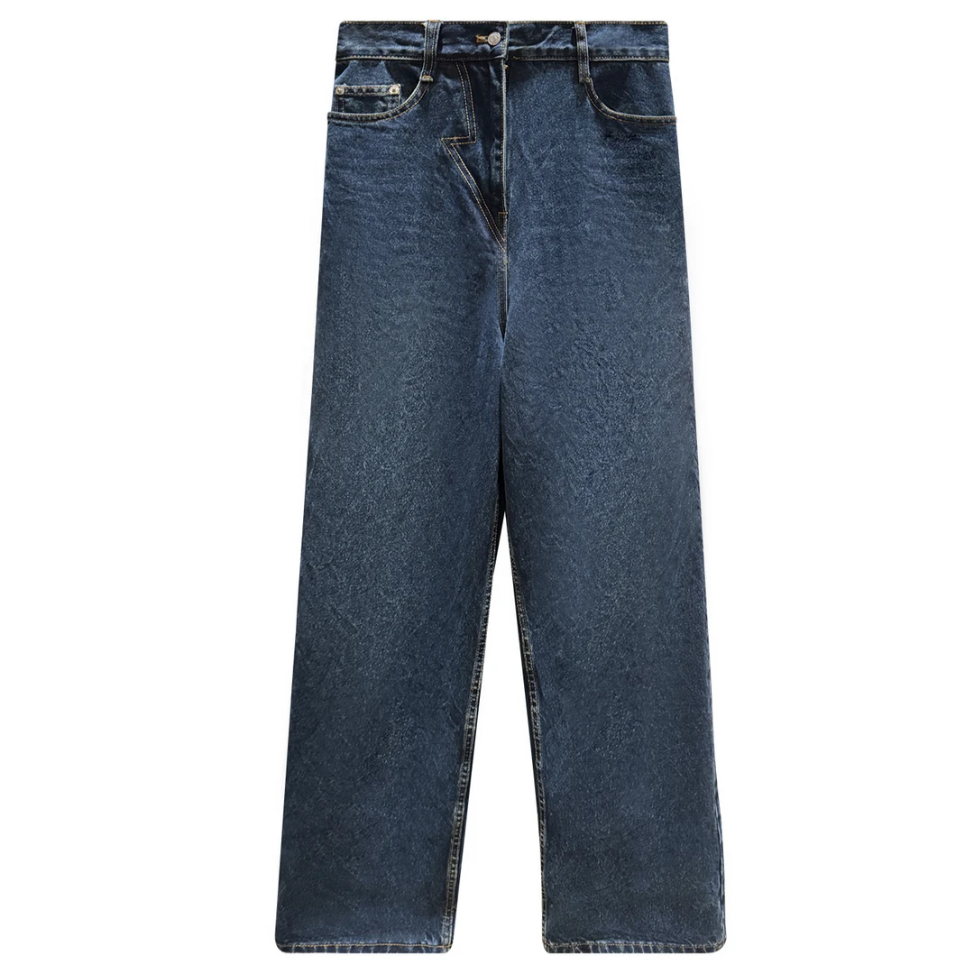 时尚宽松牛仔裤4WLD001