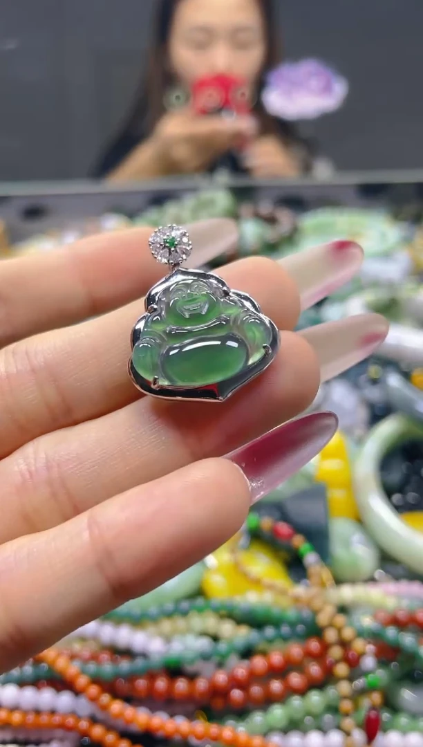 颈饰未镶嵌翡翠/Y/翡翠A货，一件也是批发价