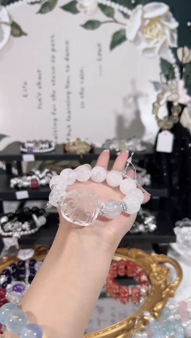 【闪购商品】水晶手链未镶嵌天然水晶默认微瑕 多样性发货发其一