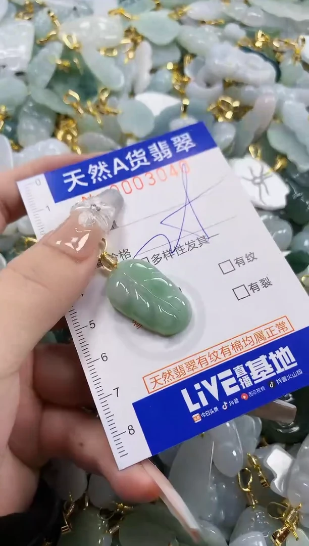 颈饰未镶嵌翡翠天然A货翡翠