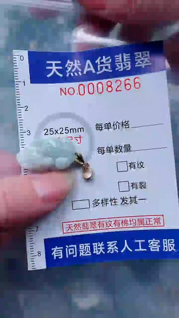 翡翠未镶嵌吊坠(不含链)1