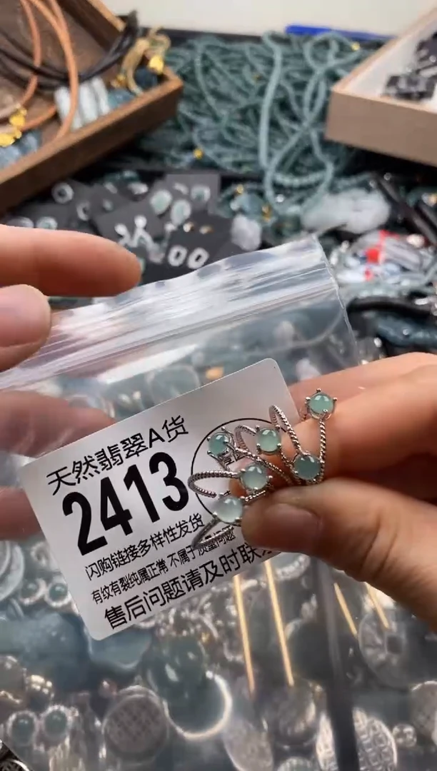 【闪购商品】翡翠颈饰未镶嵌多样性发其一2413