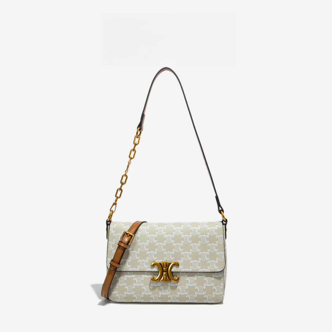 3266 奶杏色（长24厘米高16厘米）时尚百搭包包（无礼盒）