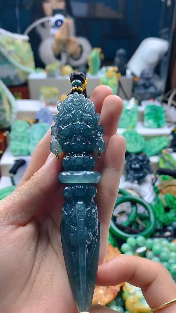 颈饰未镶嵌翡翠@****堂天然缅甸a货翡翠