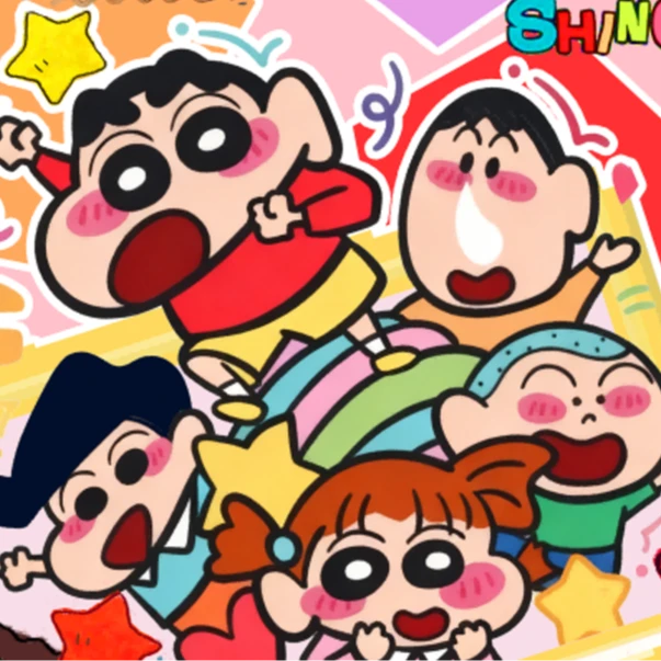 【吃吃】《蜡笔小新》三折异形信封