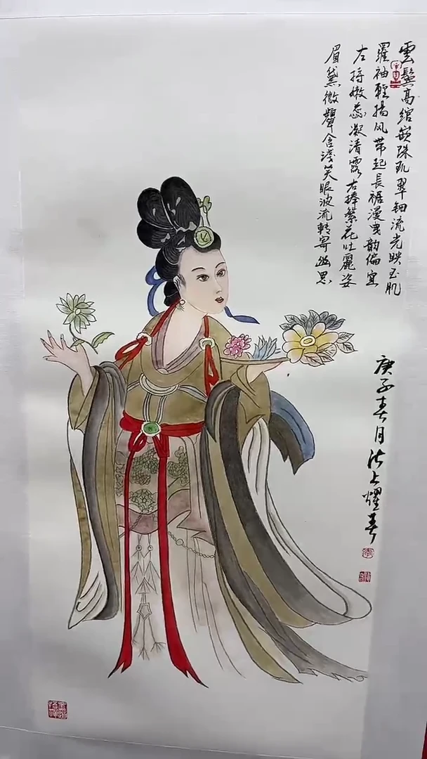 国画李耀春-2平尺-人物