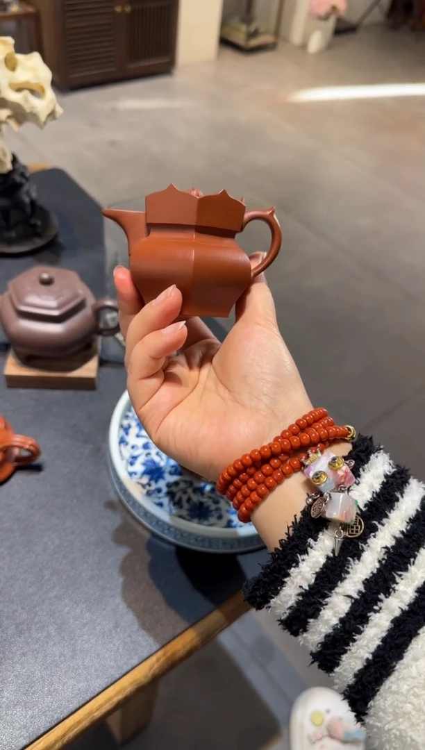 茶壶紫砂用****4朱泥小僧帽 135ml