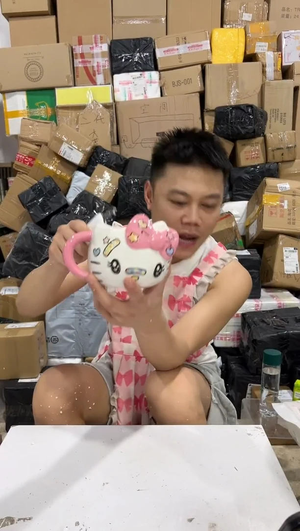 瓷片创可贴kt头杯