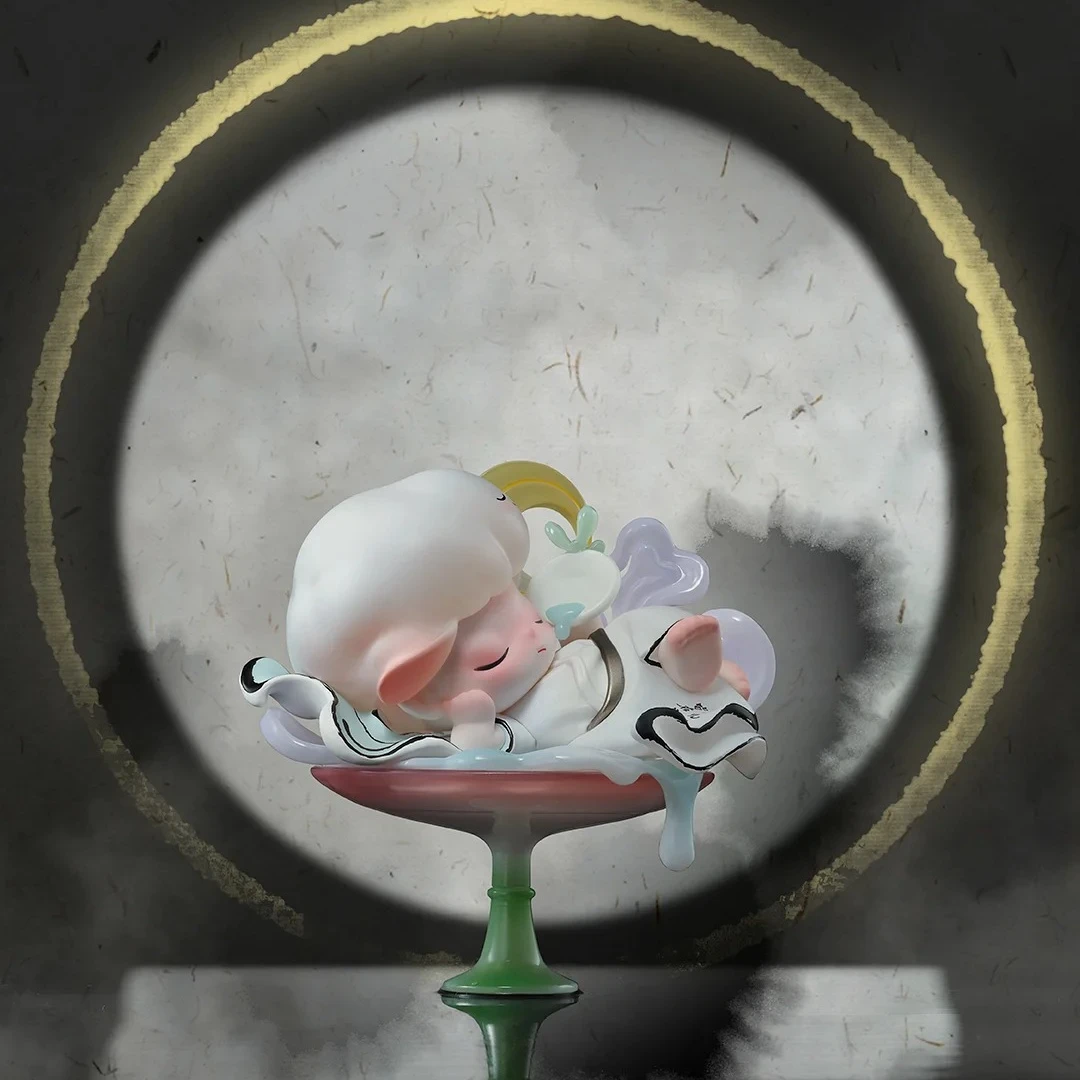 【拆盒】dimoo一盏风月系列盲盒手办