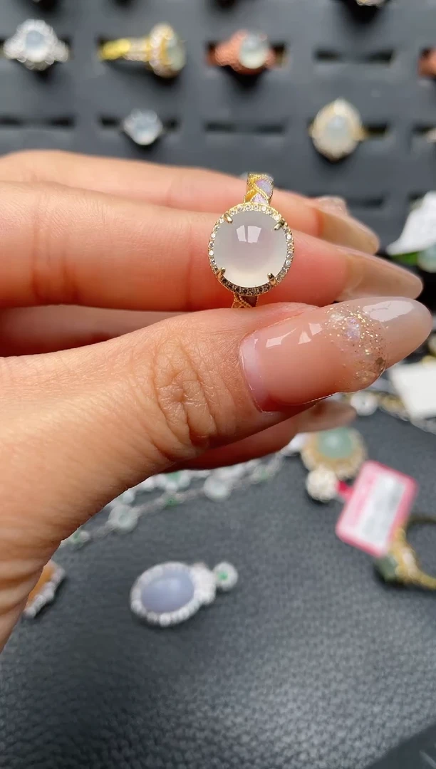 【闪购商品】翡翠戒指银S925镶嵌2222222222  71