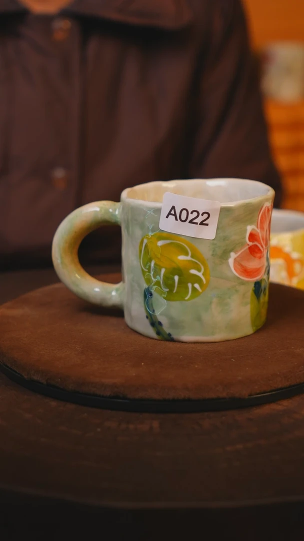 【闪购商品】瓷片景德镇手绘瓷器高温釉下彩--