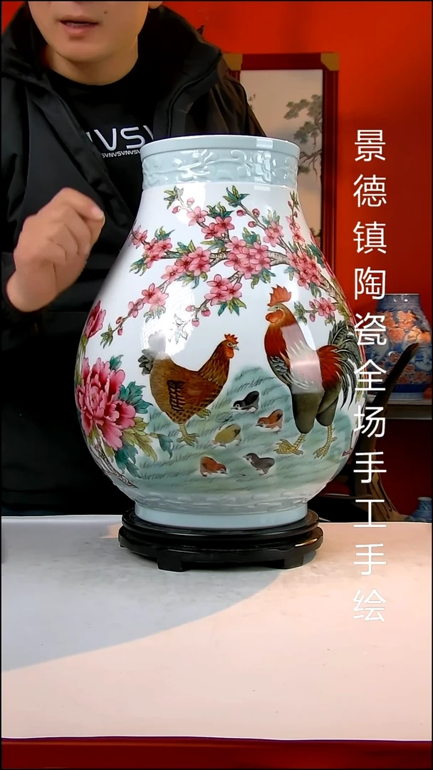 摆件陶瓷景德镇陶瓷 全场手工手绘