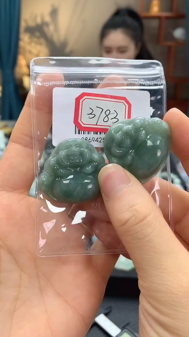 颈饰未镶嵌翡翠佛公3783 多样性发一件
