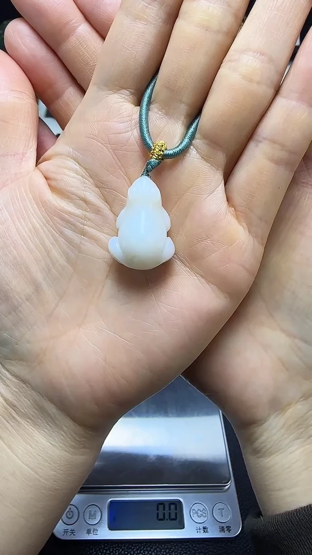 颈饰未镶嵌和田玉呱呱来财