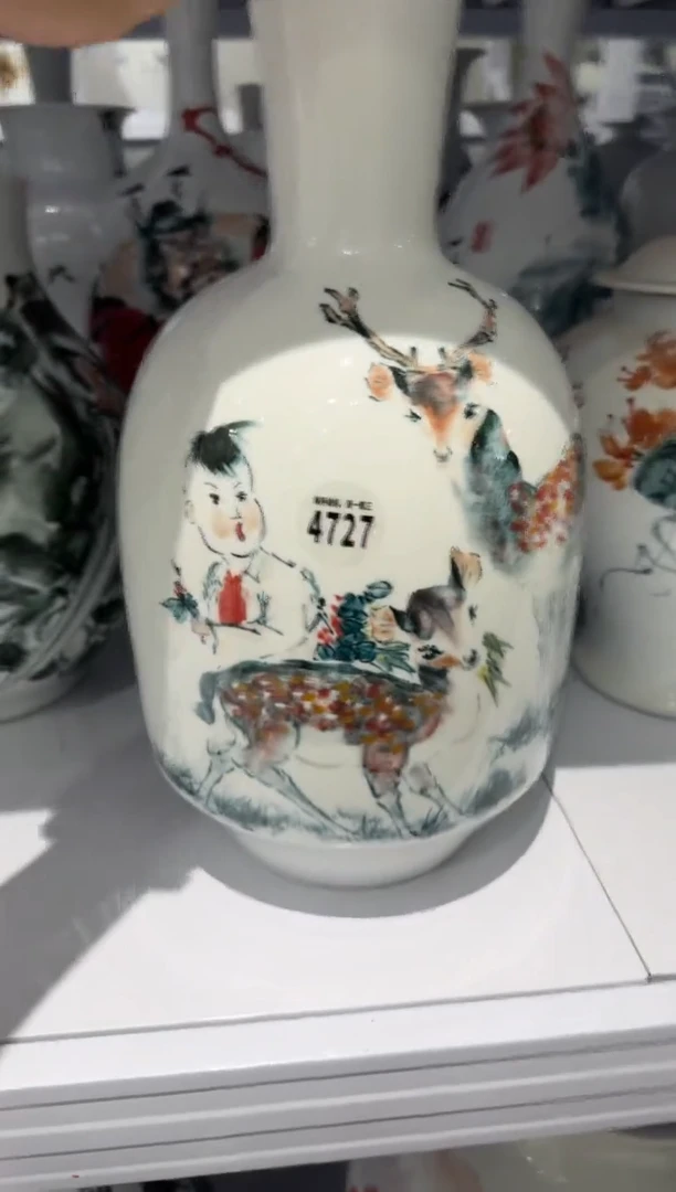 吴义松陶盟手工手绘陶瓷编码：4727