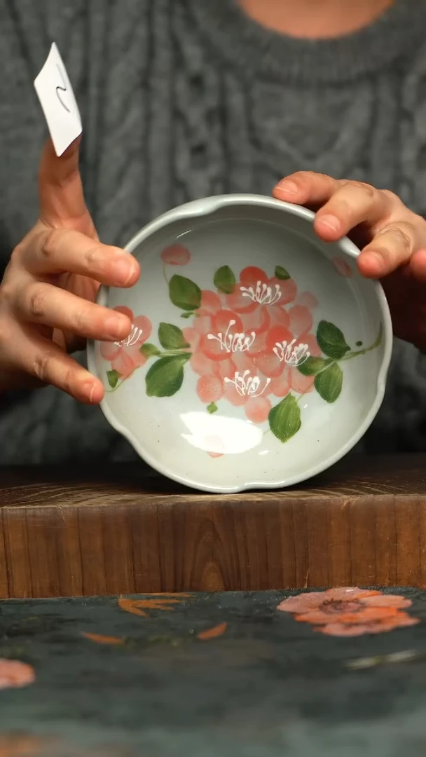 杯釉下彩手工手绘同款陶器