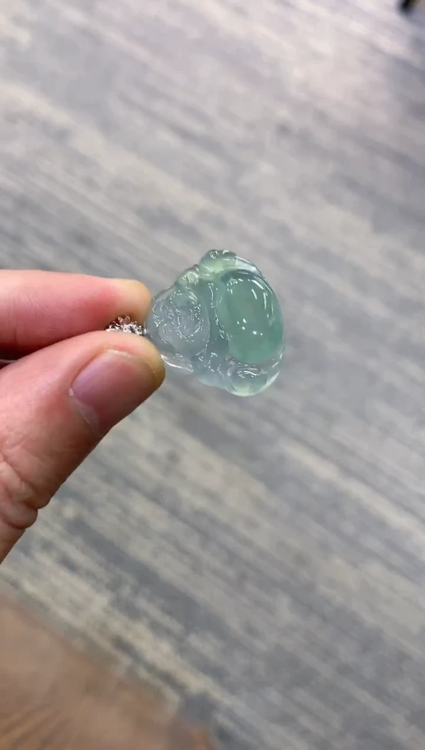 颈饰未镶嵌翡翠天然A货翡翠