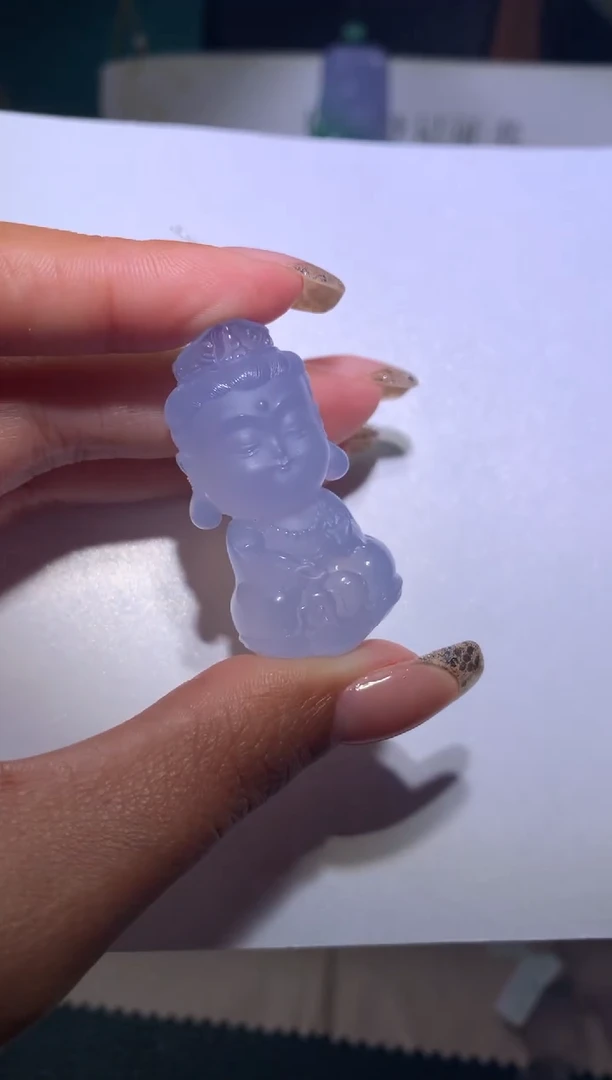 未镶嵌颈饰玛瑙/玉髓普贤 宝宝佛