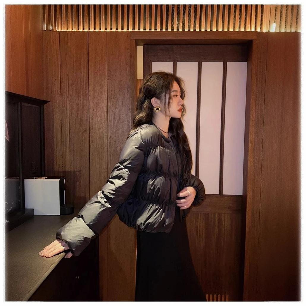 新潮风羽绒棉服女短款2025年冬季新款时尚韩版棉衣洋气百搭外套