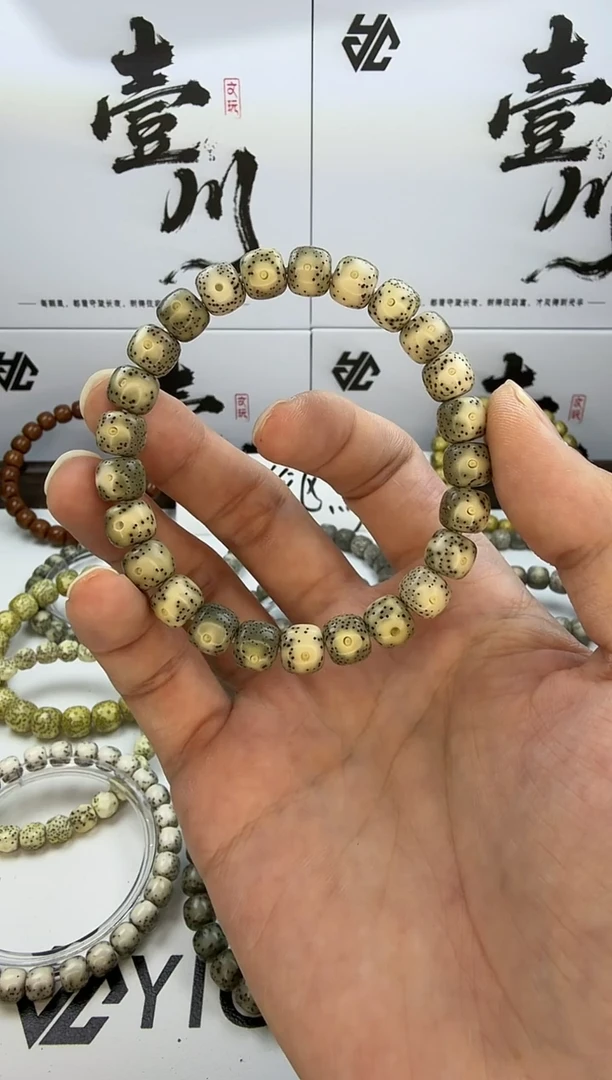 手串星月菩提9/8  石玉料   同枝果 新手推荐