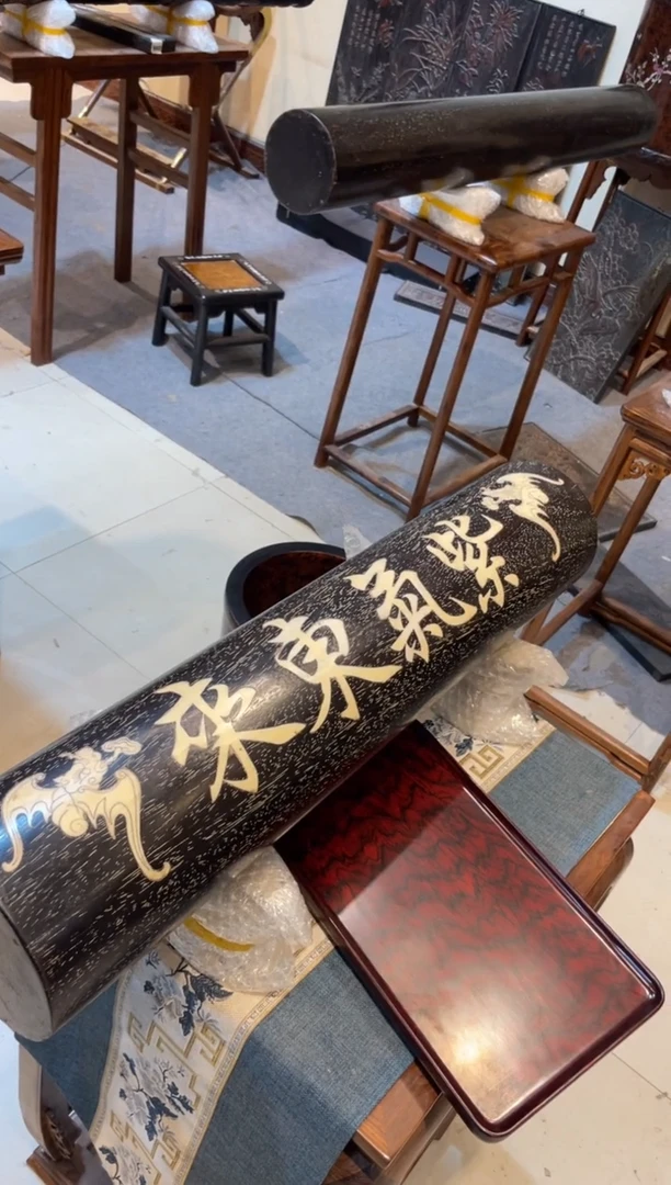 木天**空珍藏老货...紫檀....横财摆件