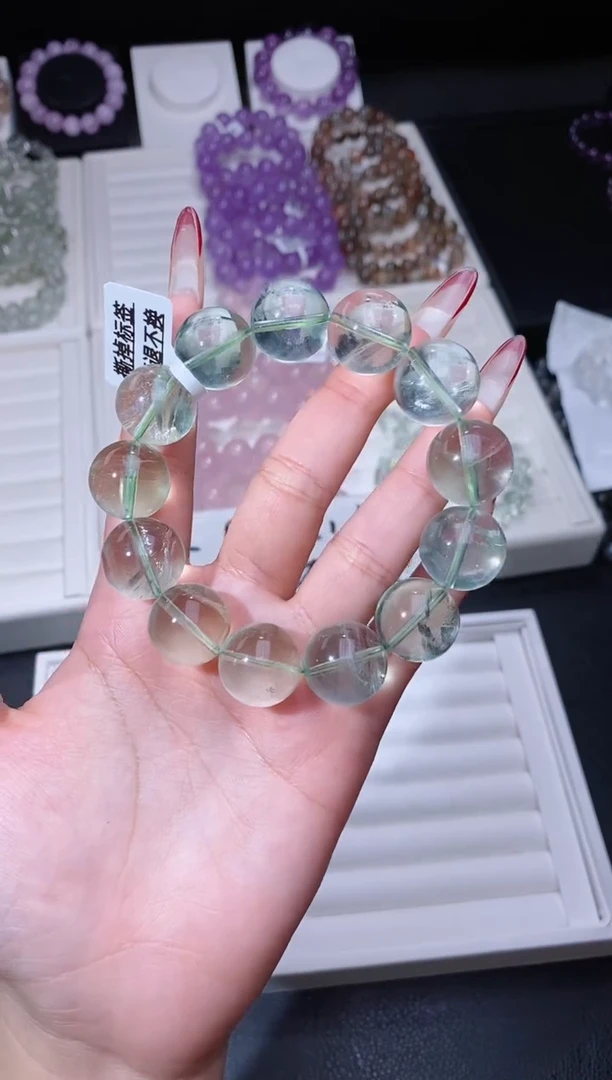 【闪购商品】萤石手链未镶嵌215.32萤石手串 多样性发其一