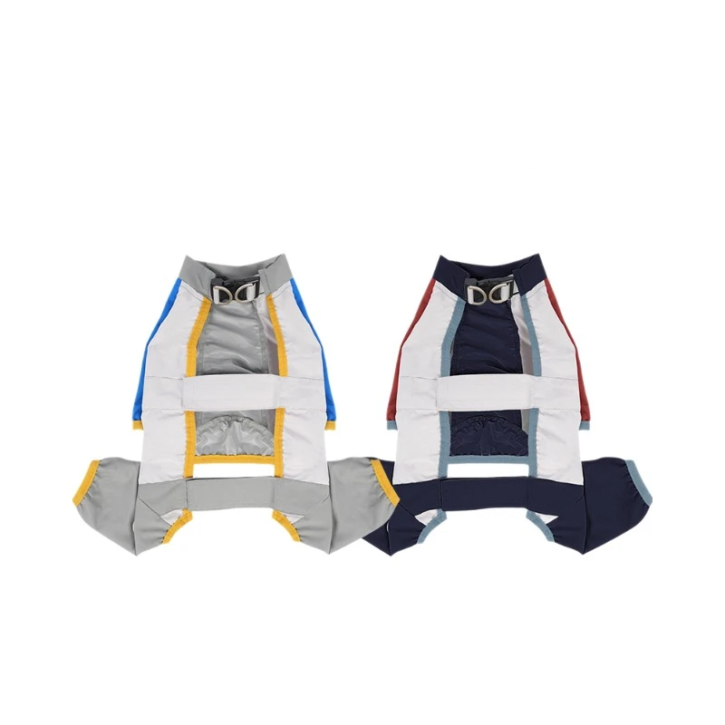 户外拼色防尘裤QP