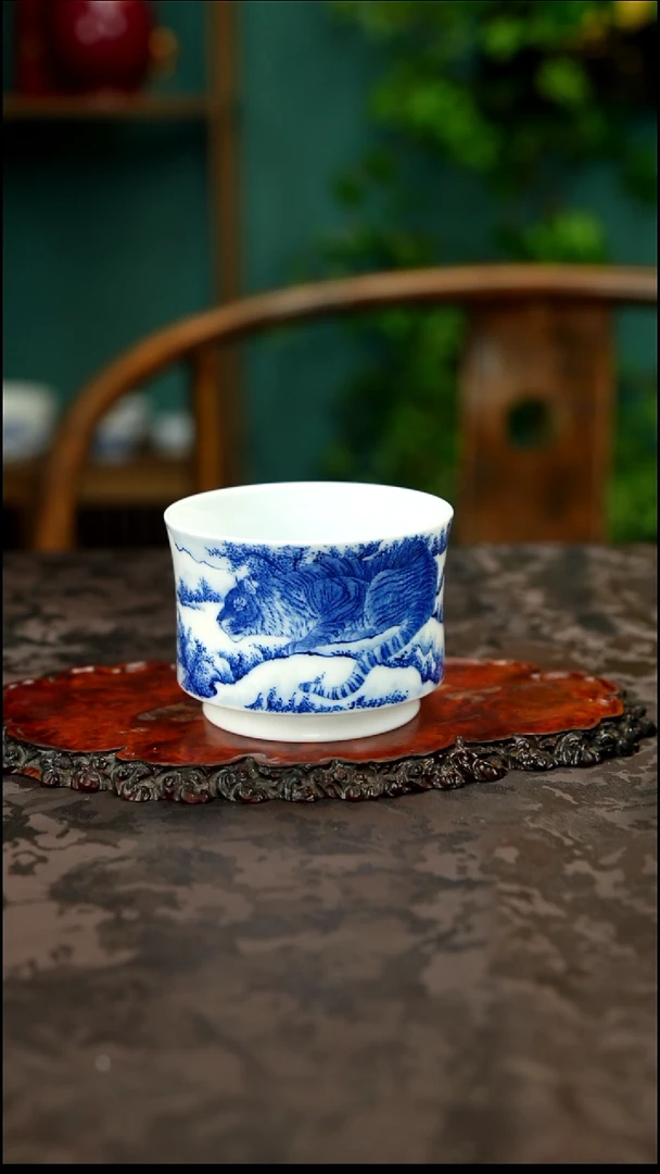 画堂春余忠可雪景虎杯
