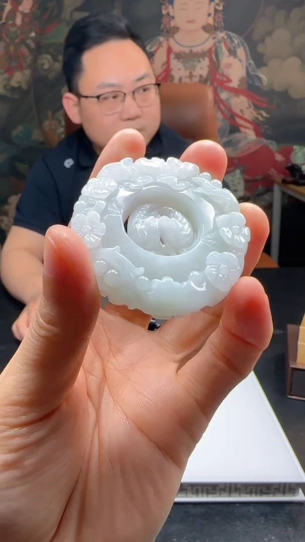 【闪购商品】定制翡翠未镶嵌L-@@QJXC12056