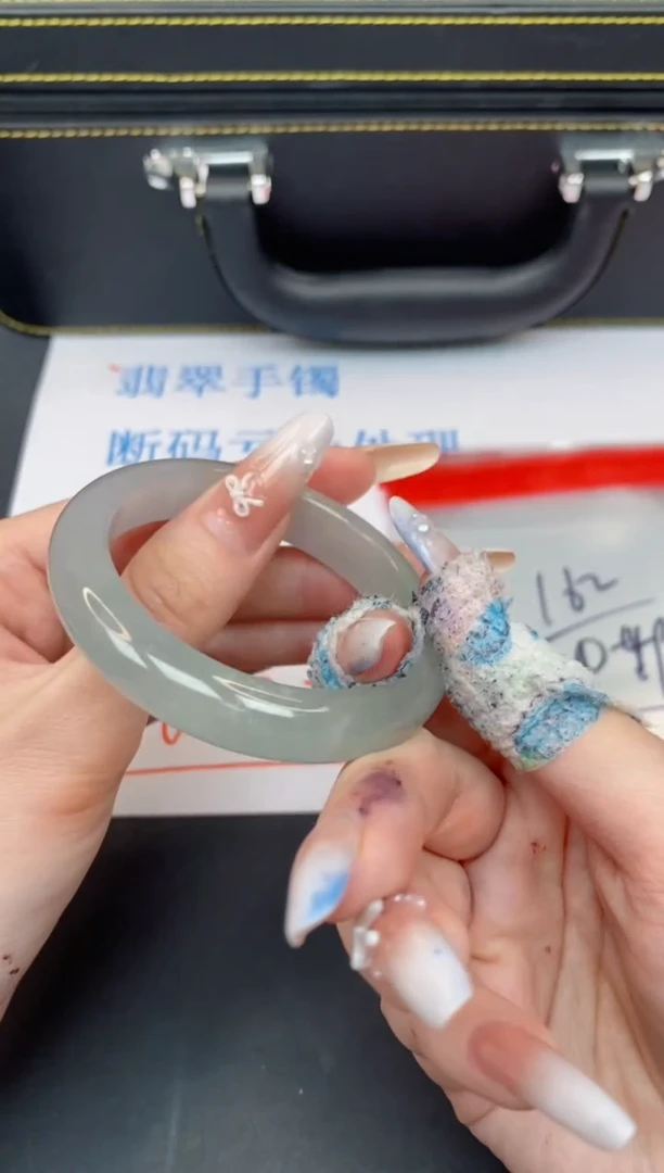 未镶嵌手镯翡翠有瑕疵NO退换-162