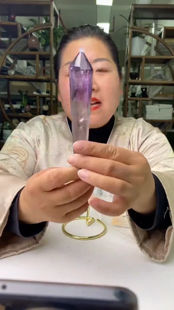 权杖未镶嵌水晶紫晶权杖D197