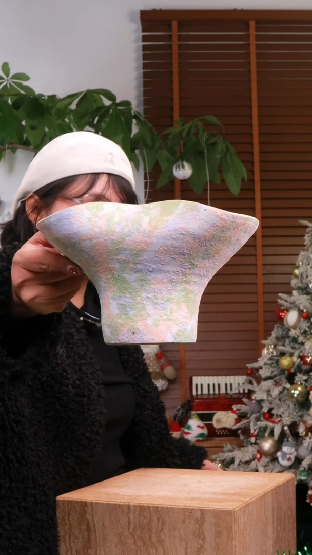 肆***捌【花漾多】景德镇手工盆盆包邮A395