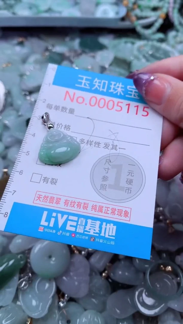 翡翠未镶嵌吊坠(不含链)5115