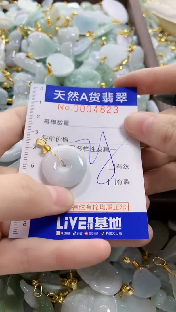 颈饰未镶嵌翡翠天然A货翡翠