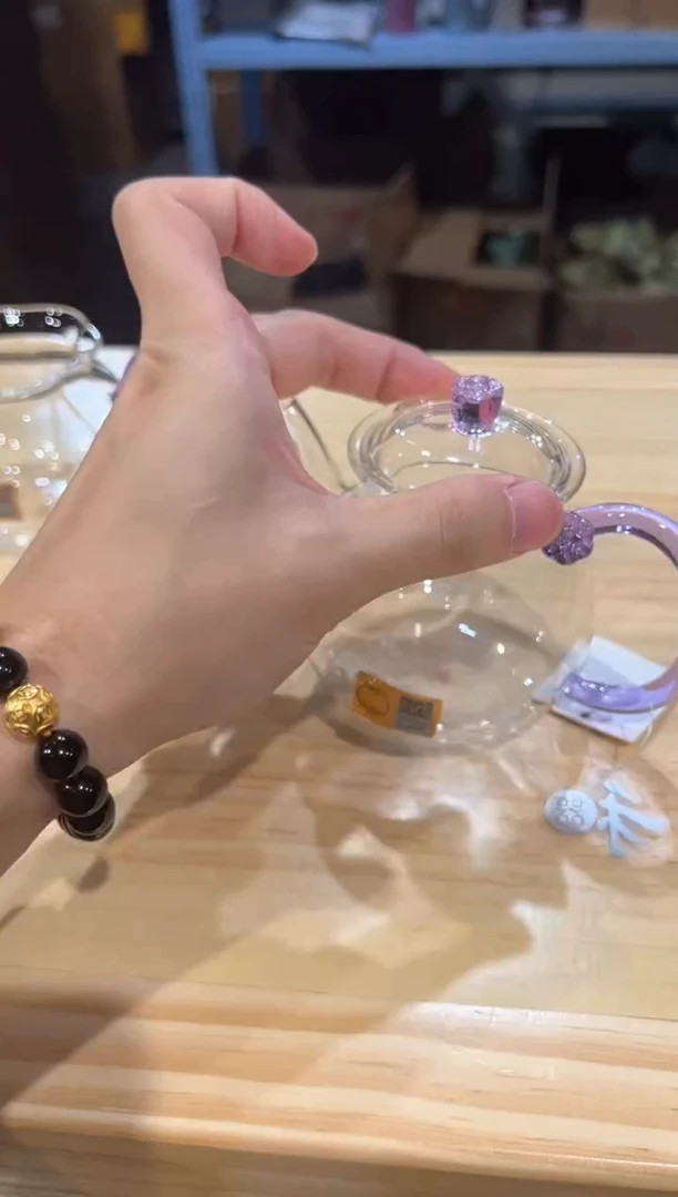 禾器-清莲壶-浅紫色