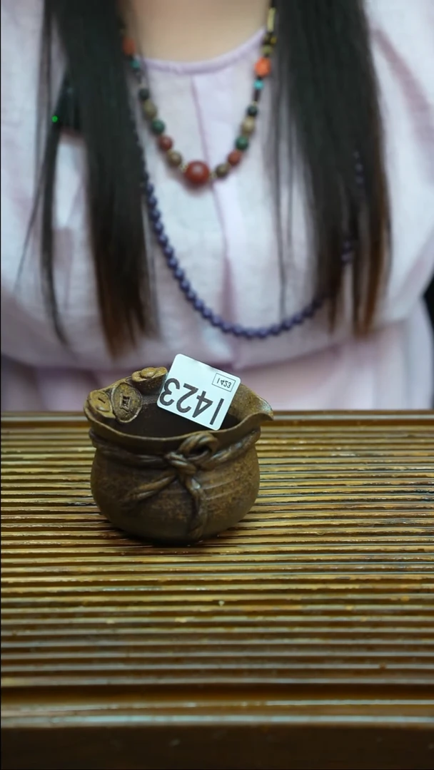 万古烧粗陶手工茶具