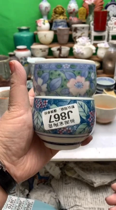 【闪购商品】盖碗海外回流瓷器