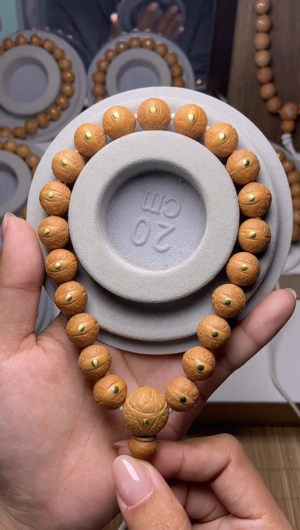 吊坠凤眼菩提12凤眼铜钉手串