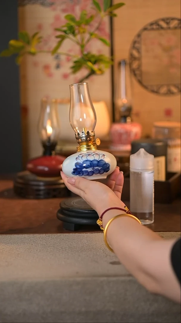 景德镇陶瓷香薰灯摆件