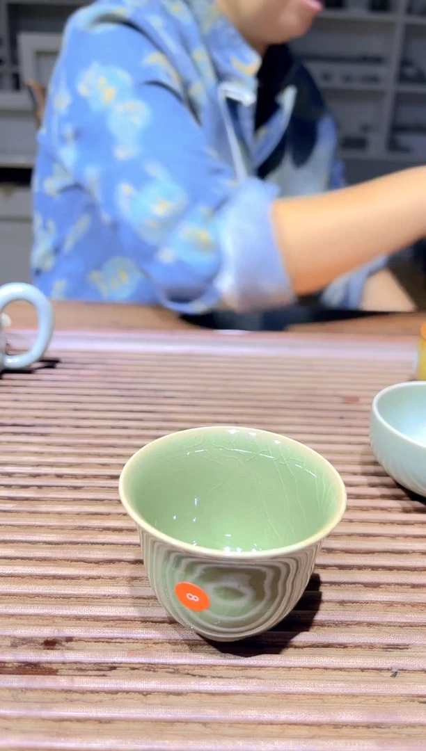 杯子原生态原矿青绿铃铛